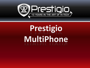 Презентация Смартфоны ТМ Prestigio