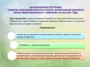 на 2014-2017 годы - Администрация города Ноябрьск
