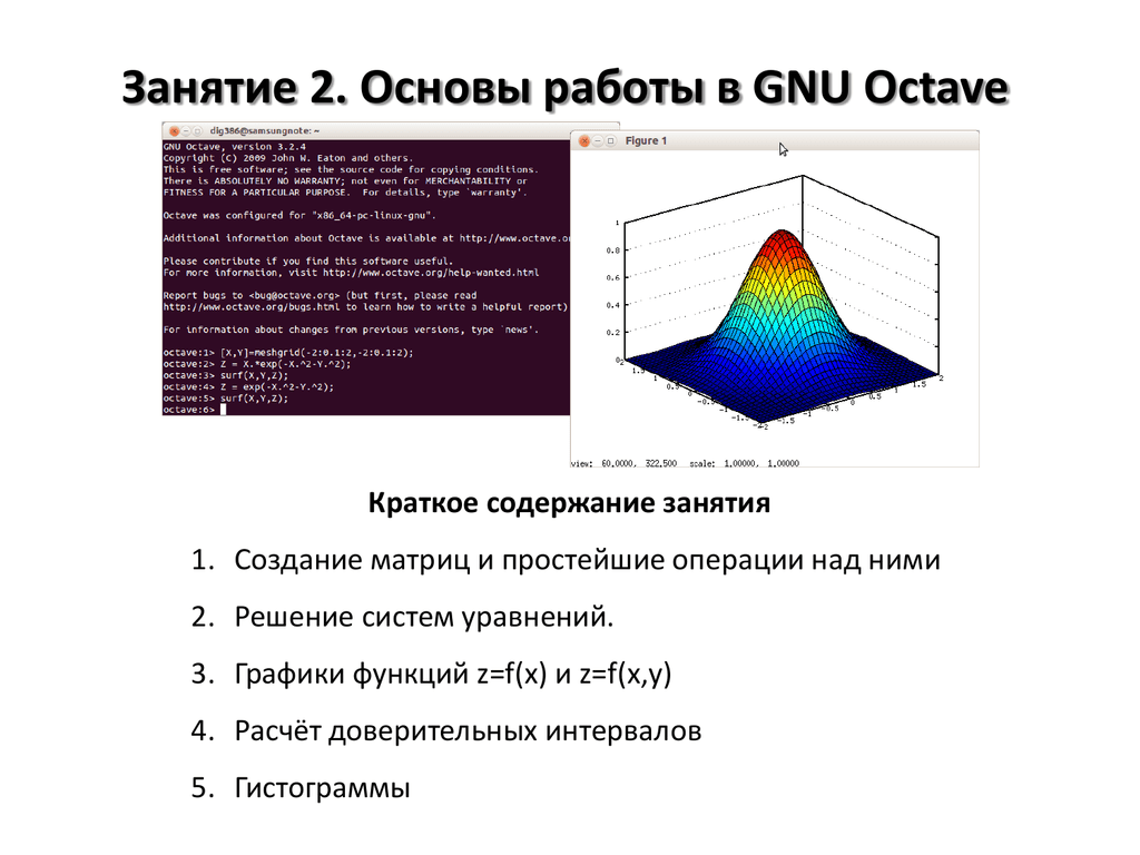 Vi основы. Octave матрицы. Матрицы GNU Octave. GNU Octave создание матрицы. Укажите ключевые элементы Octave.