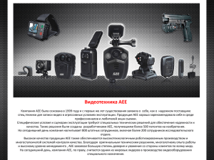 1 - AEE Cameras