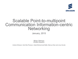 Scalable Point-to-multipoint Communication Information