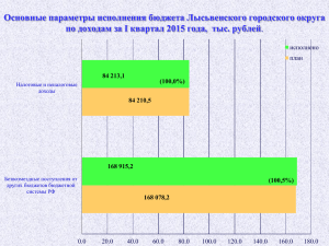 Основные параметры исполнения бюджета Лысьвенского городского округа