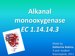 Alkanal monooxygenase