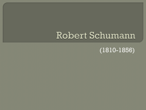 Robert Schumann. Автор Бисенова Ленара