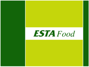 Презентация компании "ESTA Food" ()