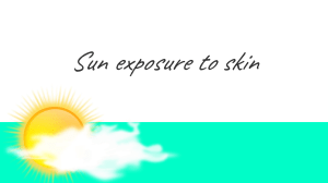 воздействие солнца