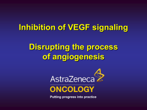 Inhibition of VEGF  signaling