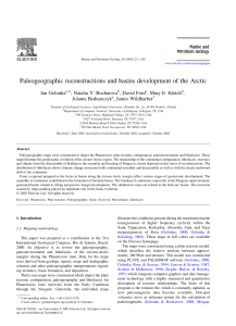 Paleogeographic reconstructions and basins development of the Arctic