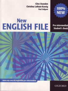 New English File Studet's Book Pre-intermediate