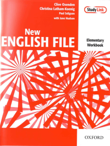 New English File Workbook Elementary