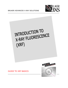[Bruker 2006] Introduction to X-ray Fluorescence (XRF)