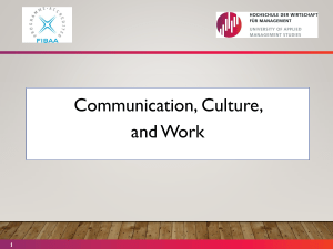 Intercultural communication 2