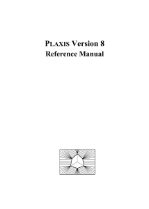 Plaxis Version 8 Reference Manual