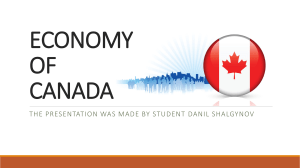 Economy of Canada.