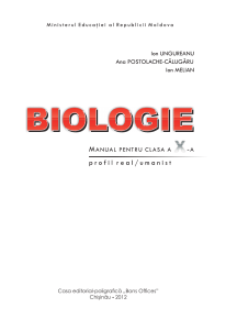 X Biologia (in limba romana)