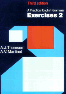 A Practical English Grammar 3rd ed Exercises 2