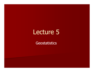 Lect5 Geostatistics Slides