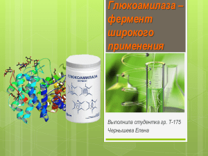 Глюкоамилаза - фермент широкого применения