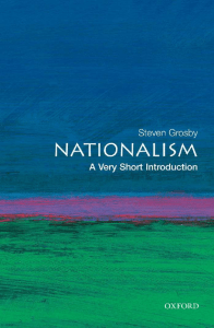 Grosby Nationalism A Very Short Introduction 