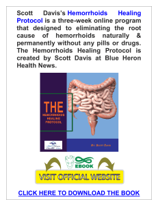 The Hemorrhoids Healing Protocol PDF, eBook by Blue Heron Health News
