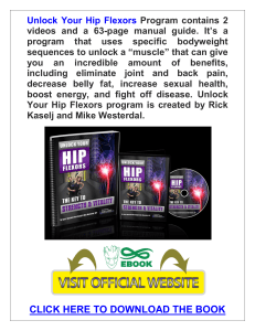 Unlock Your Hip Flexors PDF, eBook by Rick Kaselj and Mike Westerdal