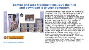 Sambo and judo training films. Buy the film and download it to your computer.
