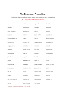 dependent-prepositions