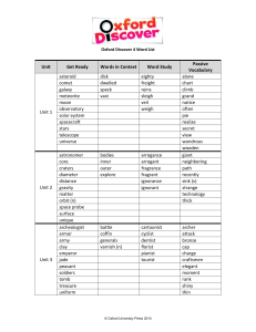 Oxford Discover Word List 4