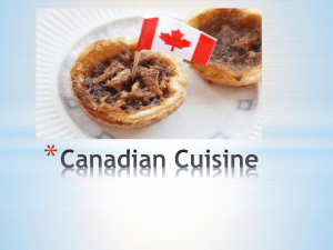 canadian cuisine