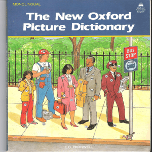 The New Oxford Picture Dictionary.