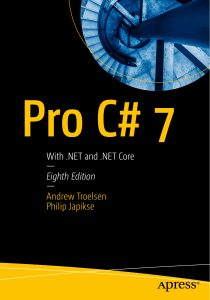 Troelsen andrew pro c 7 with net and net core