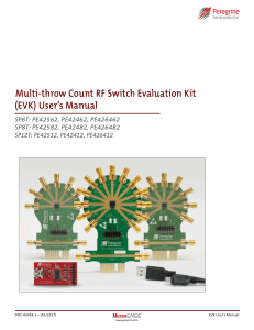 Multi-throwSwitch EVK DOC-82458-1