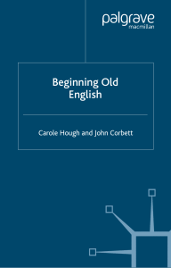 Beginning Old English