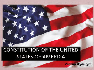 презентация Конституция США