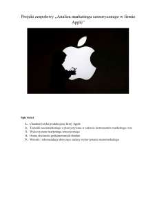 Charakterystyka firmy Apple