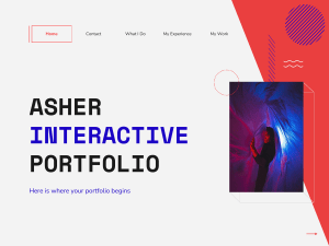 Asher Interactive Portfolio by Slidesgo