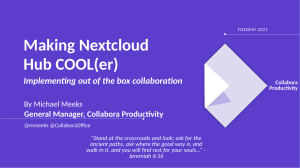 2021-02-07-Making-Nextcloud-Hub-COOL
