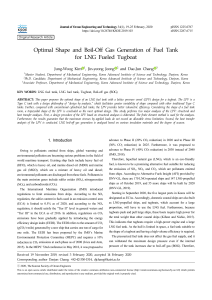 Optimal Shape and Boil-Off Gas Generation of Fuel 