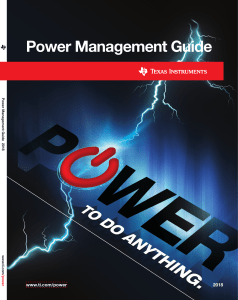TI-Power Managment Guide