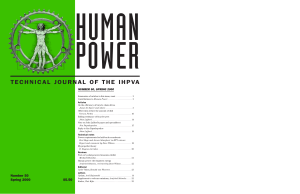 Human power 50-2000