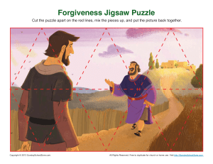 01 jesus taught forgiveness jigsaw puzzle