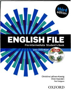 English File 3rd - Pre-Inter SB