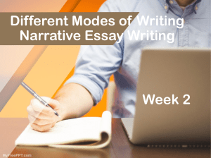 English Writing 2- Week 2-with answers