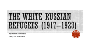 White Russian Emigration