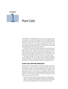 Plant Physiol Chapter 01 - Plant Cells