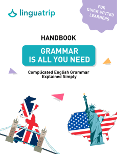 grammar is all you need complicated english grammar explaine