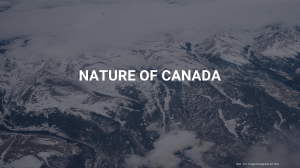 nature of Canada