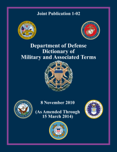 Joint Publication 1 02 Department of Def