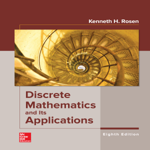 discrete mathematics-text-book by rosen