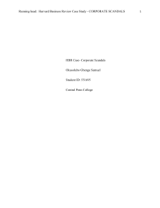 HBRCaseStudy-CorporateScandal